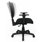 Cadeira B-ONE Back System com Braços Reguláveis – Corino Preta – 31010 Móveis Única Executiva 12