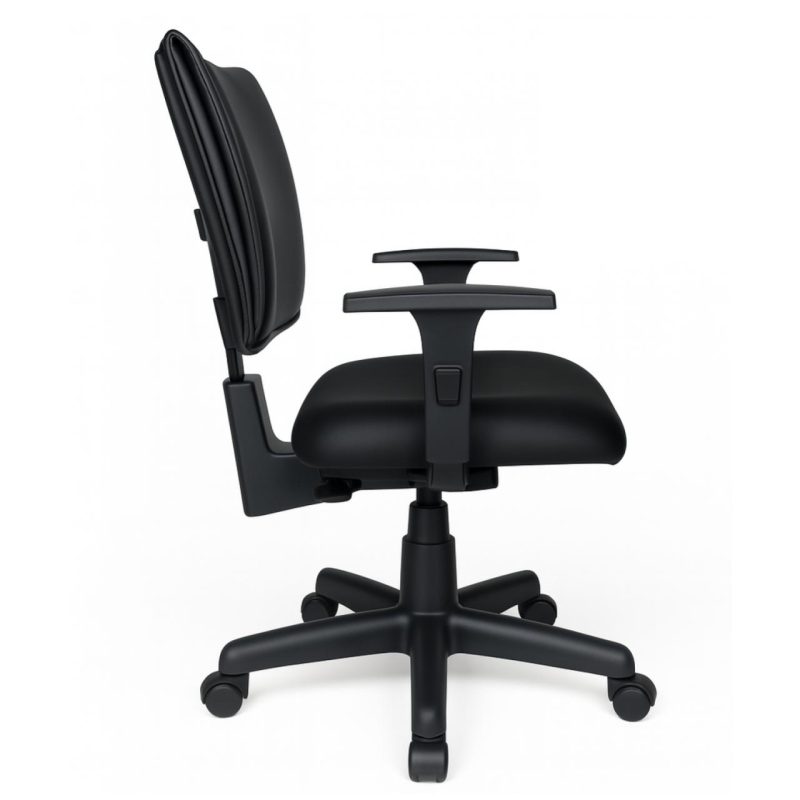 Cadeira B-ONE Back System com Braços Reguláveis – Corino Preta – 31010 Móveis Única Executiva 5