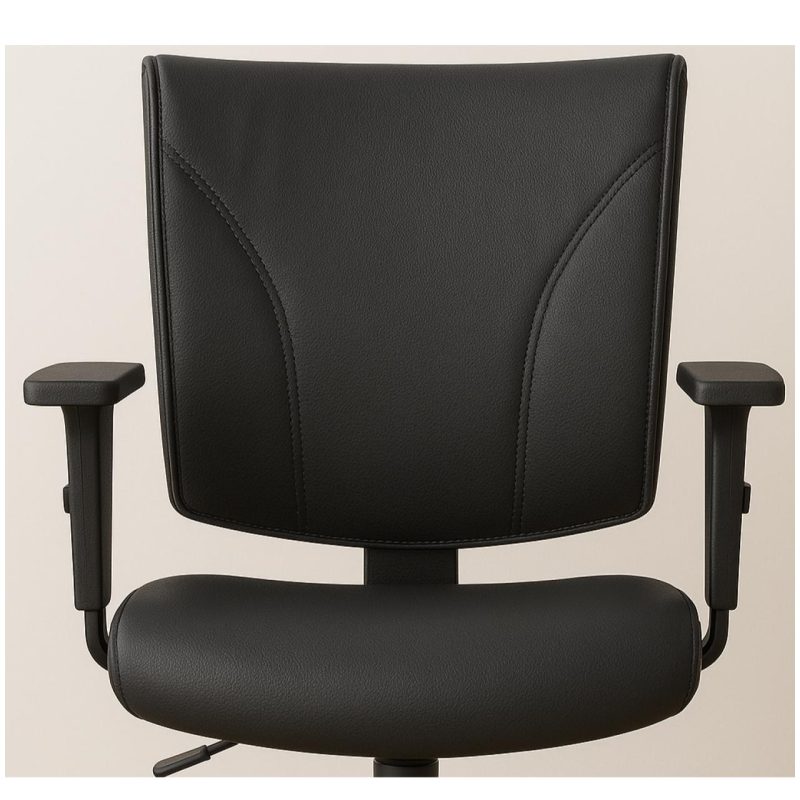 Cadeira B-ONE Giratória com Braços Reguláveis – Corino Preto – 31009 Móveis Única Executiva 7