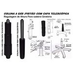 Cadeira B-ONE Giratória com Braços Reguláveis – Corino Preto – 31009 Móveis Única Executiva 16