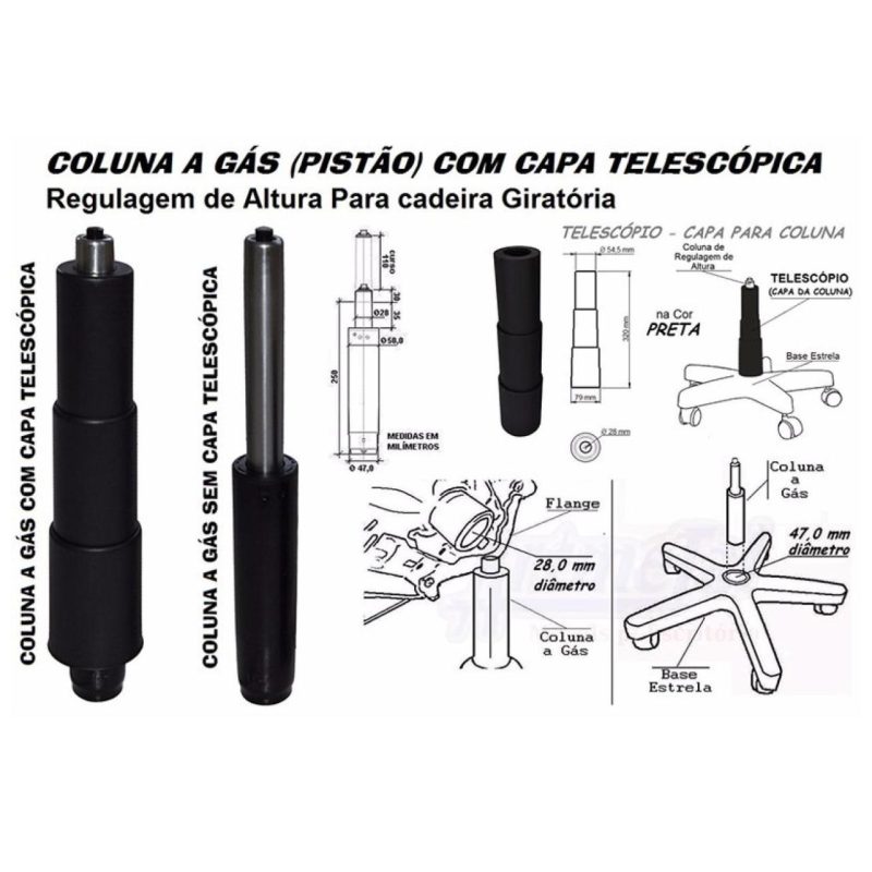Cadeira B-ONE Giratória com Braços Reguláveis – Corino Preto – 31009 Móveis Única Executiva 8