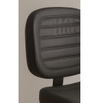 Cadeira Executiva Costurada Base em “S” PRETA – Corino Preto – 31014 Móveis Única Cadeiras Fixas 14