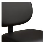 Cadeira Executiva LISA Base em “S” CROMADA – Corino Preto – 31015 Móveis Única Cadeiras Fixas 13