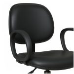 Cadeira Executiva LISA Giratória com Braço Corsa – Corino Preto – 31001 Móveis Única Executiva 15