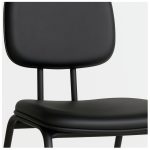 Cadeira Secretária 04 pés – Cor Preto – PMD – 31102 Móveis Única Cadeiras Fixas 15