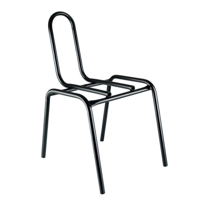 Cadeira Secretária 04 pés – Cor Preto – PMD – 31102 Móveis Única Cadeiras Fixas 8