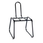 Cadeira Secretária Trapézio – Corino Preto – 31103 Móveis Única Cadeiras Fixas 13