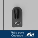 Roupeiro LOCKER de Aço c/ 12 Portas PEQUENAS – 1,90×0,96×0,40m – CZ/CZ – W3 – 11018 Móveis Única Roupeiro de Aço 7