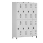 Roupeiro LOCKER de Aço c/ 08 PORTAS GRANDES – 1,90×1,28×0,40m – CZ/CZ – W3 – 11015 Móveis Única Roupeiro de Aço 5