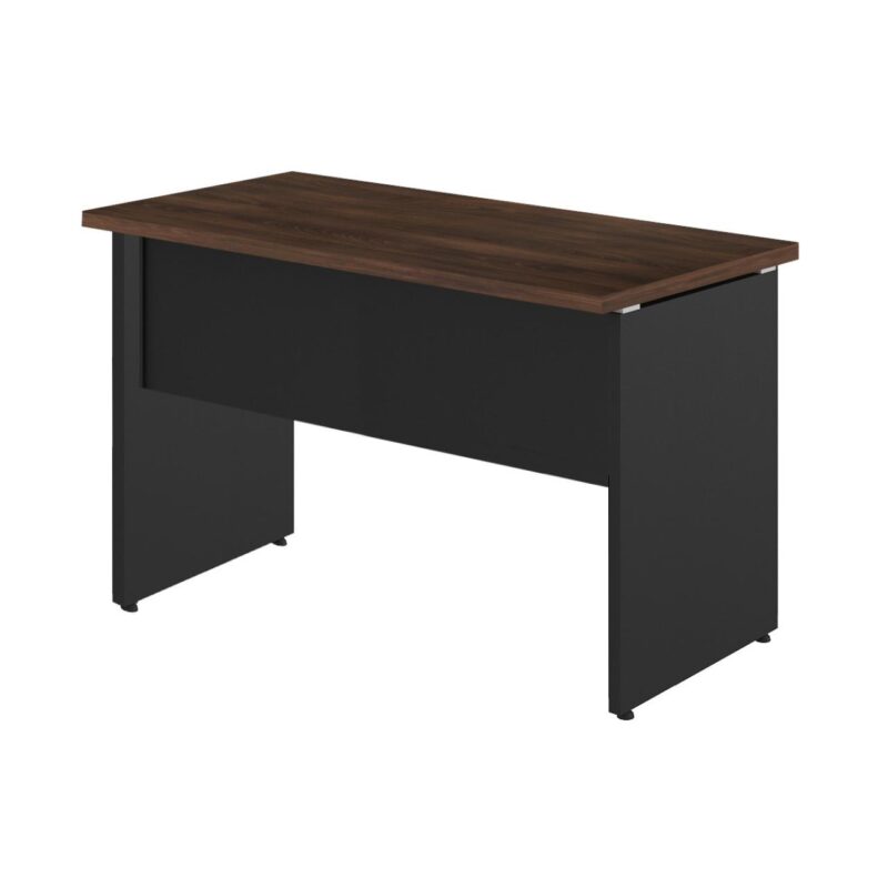 Mesa Escritório em “L” c/ Gaveteiro 1,50×1,50m MARSALA/PRETO – 23480 Móveis Única Linha 30 mm 3