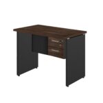 Mesa Escritório 1,20×0,60m – C/ 02 Gavetas MARSALA / PRETO – 23471 Móveis Única Linha 30 mm 7