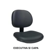 A/E Executivo LISO c/ Mola s/ Capa – Corino Preto – PMD – 42110 Móveis Única Executiva