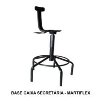 Base modelo CAIXA (ALTA) c/ Ceflex – PMD – 99905 Móveis Única Bases Giratória