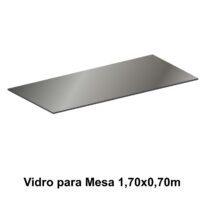 VIDRO FUME 1,70X0,70M – 21430 Móveis Única Linha 40 mm