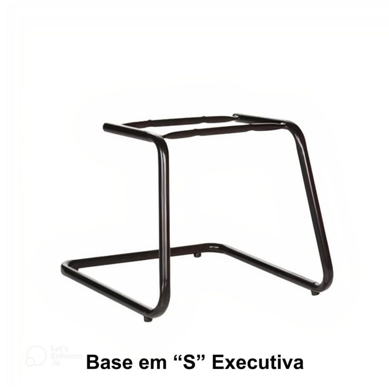 Base em “S” EXECUTIVA preta – PMD – 42209 Móveis Única Bases Fixas 2