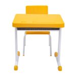 Kit Escolar Individual – (Mesa e Cadeira) – JUVENIL 06 a 09 Anos COR AMARELO – 41083 Móveis Única Conjunto Escolar 8