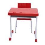 Kit Escolar Individual – (Mesa e Cadeira) – INFANTIL 03 a 06 Anos COR VERMELHO – 41090 Móveis Única Conjunto Escolar 9