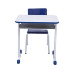 Kit Escolar Individual AZUL – (Mesa e Cadeira) – INFANTIL – MADEIRA – COR AZUL – 40085 Móveis Única Infantil 8