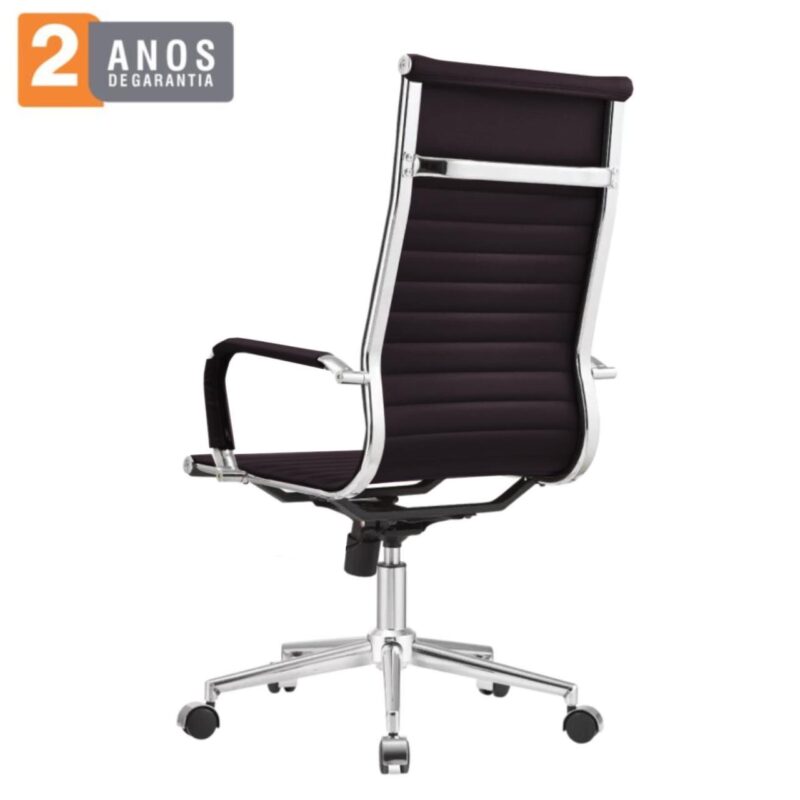 Cadeira Presidente Charles Eames Esteirinha – MARROM CAFÉ 32895 Móveis Única Presidente 5