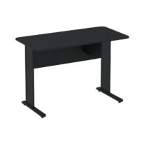 Mesa Escritório 0,90×0,60m – Cor Preto 44088 Móveis Única Linha 15 mm