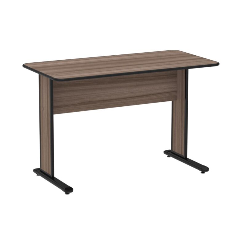 Mesa Escritório 0,90×0,60m – Cor Walnut 44094 Móveis Única Linha 15 mm 2