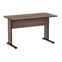 Mesa Escritório 1,20×0,60m s/ gavetas – Cor Walnut 44095 Móveis Única Linha 15 mm