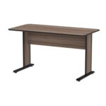 Mesa Escritório 1,20×0,60m s/ gavetas – Cor Walnut 44095 Móveis Única Linha 15 mm 9