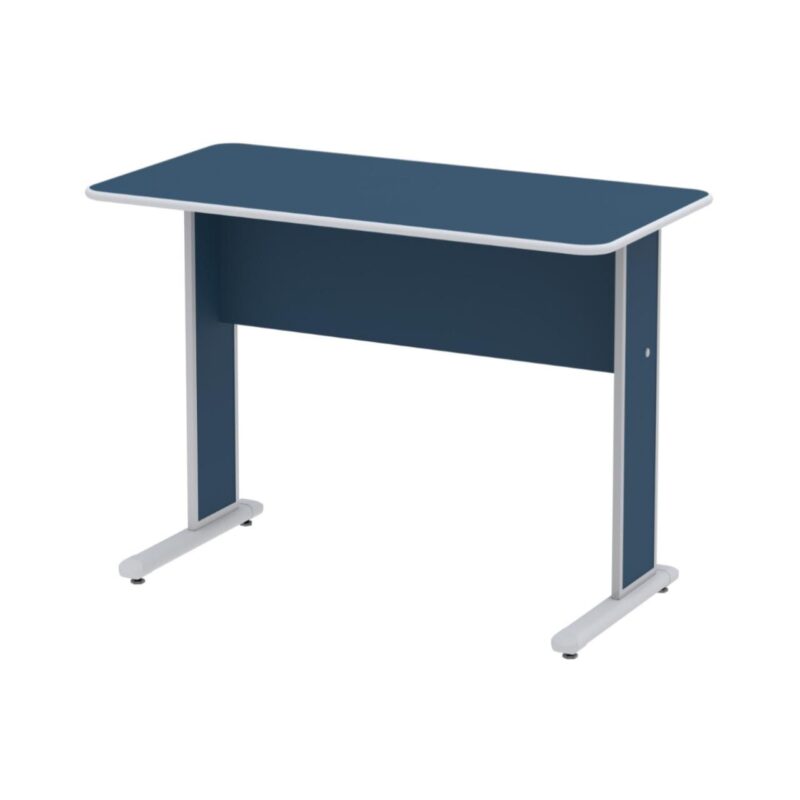 Mesa Escritório 0,90×0,60m – Cor Azul 44083 Móveis Única Linha 15 mm 5