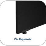 Mesa Escritório PÉ PAINEL – 1,35×0,60m – C/ Gavetas – MARSALA/PRETO – 25421 Móveis Única Linha 30 mm 9