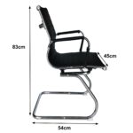 Cadeira Interlocutor Esteirinha CHARLES EAMES OR-3301 – Cor Preta 30401 Móveis Única Cadeiras Fixas 8