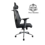 Cadeira Presidente Tela MK-4010 COR PRETO – 30029 Móveis Única Cadeira de Tela 8