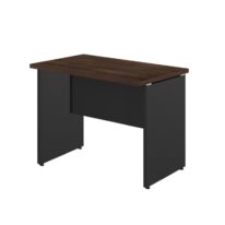 Mesa Escritório 1,20×0,60m – S/ Gavetas MARSALA / PRETO – 23470 Móveis Única Linha 30 mm