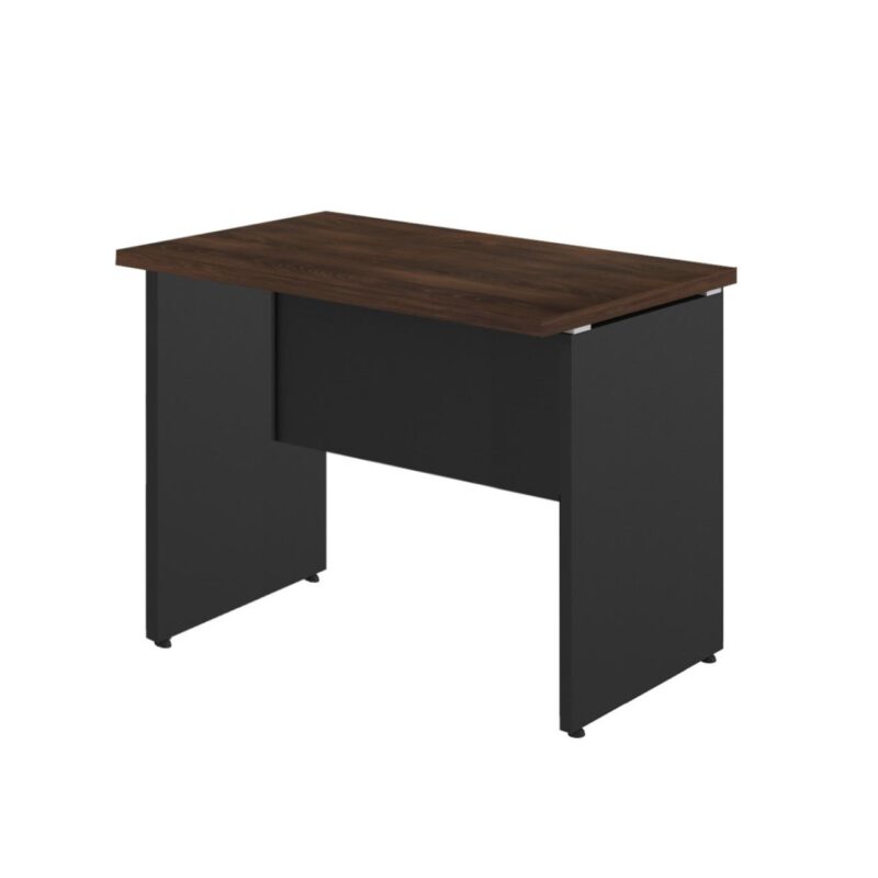 Mesa Escritório 1,20×0,60m – S/ Gavetas MARSALA / PRETO – 23470 Móveis Única Linha 30 mm 2