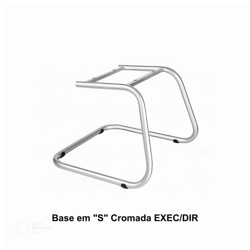 Base em “S” Cromada EXEC/DIR – PMD – 42130 Móveis Única Bases Fixas 2