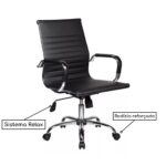 Cadeira DIRETOR Charles Eames Esteirinha – PRETO – PMD – 32887 Móveis Única Presidente 9