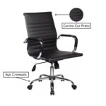 Cadeira DIRETOR Charles Eames Esteirinha – PRETO – PMD – 32887 Móveis Única Presidente 7