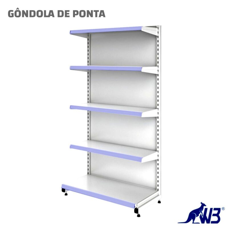 Ponta de Gôndola 1,62×0,90m 15009 Móveis Única Centro 2