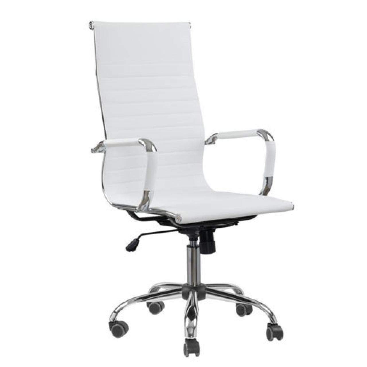 Cadeira PRESIDENTE Charles Eames Esteirinha – COR BRANCO – PMD – 32875 Móveis Única Presidente