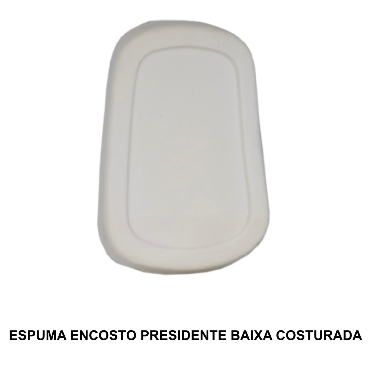 Espuma ENCOSTO Presidente BAIXA COSTURADA – 99209 Móveis Única Espuma para Cadeira de Escritório