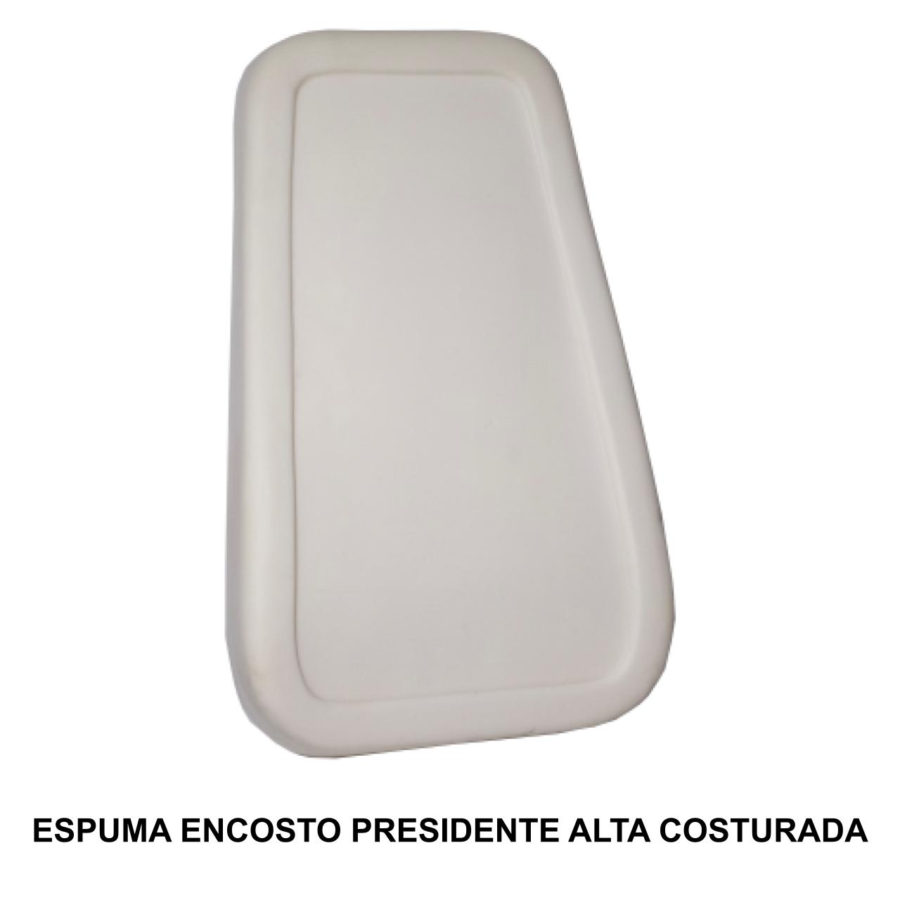 Espuma ENCOSTO Presidente ALTA COSTURADA – 99208 Móveis Única Espuma para Cadeira de Escritório