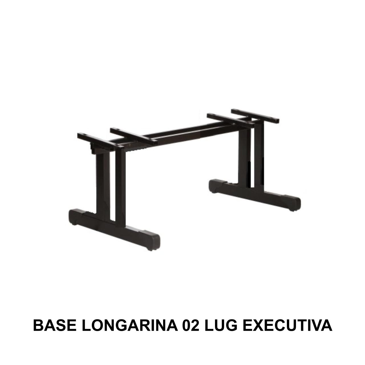 Estrutura da Longarina de 02 Lugares EXECUTIVA – Preta – 39005 Móveis Única Longarinas