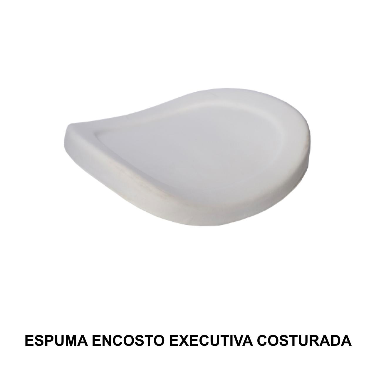 Espuma ENCOSTO Executiva COSTURADA- 99009 Móveis Única Espuma para Cadeira de Escritório