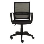 Cadeira de Escritório Diretor Tela MAYA c/ braço – Cor Preto – 34029 Móveis Única Cadeira de Tela 12