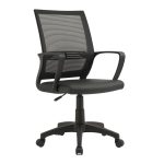 Cadeira de Escritório Diretor Tela MAYA c/ braço – Cor Preto – 34029 Móveis Única Cadeira de Tela 14