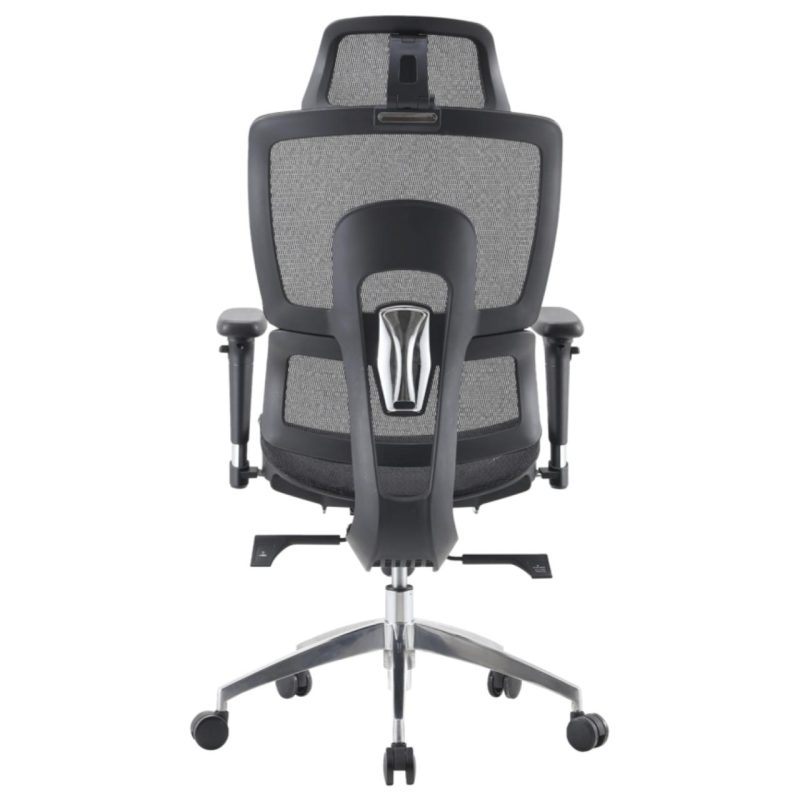 Cadeira de Escritório Presidente Tela ÉVORA – Cor Preto – 30065 Móveis Única Cadeira de Tela 7