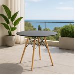 Mesa Residencial Redonda EIFFEL 0,90M – PRETO – 45112 Móveis Única Linha Eiffel 9 Mesa Residencial Redonda EIFFEL 0,90M – PRETO – 45112 Móveis Única Linha Eiffel 9