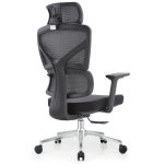 Cadeira de Escritório Presidente Tela TITAN – Cor Preto – 30067 Móveis Única Cadeira de Tela 12