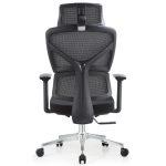 Cadeira de Escritório Presidente Tela TITAN – Cor Preto – 30067 Móveis Única Cadeira de Tela 13