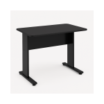 Mesa Escritório 0,80×0,60m – JOB – PRETO/PRETO – 43088 Móveis Única JOB Preto 15 mm 7