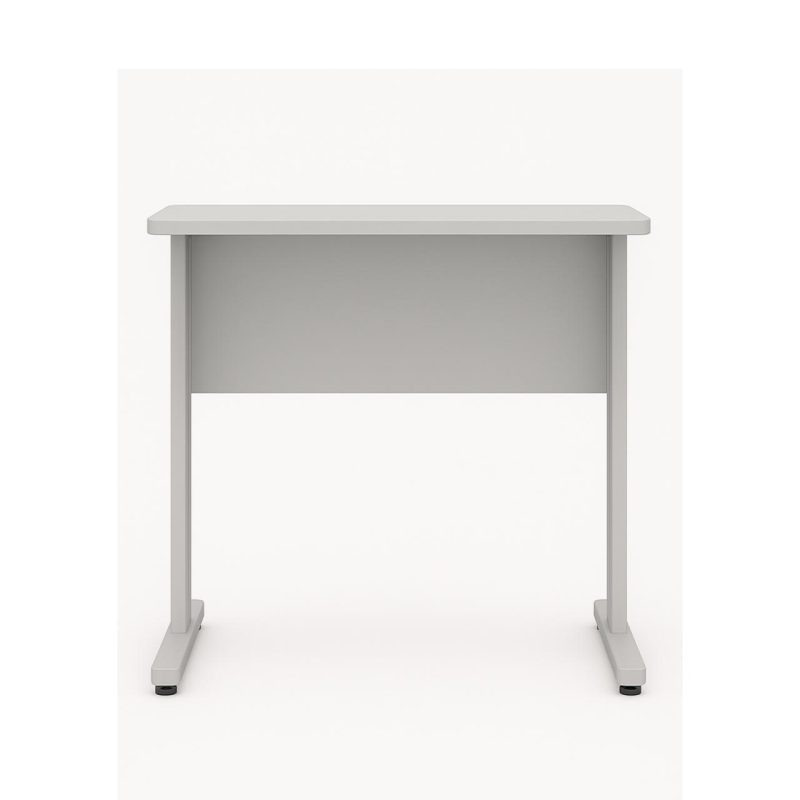 Mesa Escritório 0,80×0,60m – JOB – CINZA/CINZA – 43087 Móveis Única JOB Cinza 15 mm 3